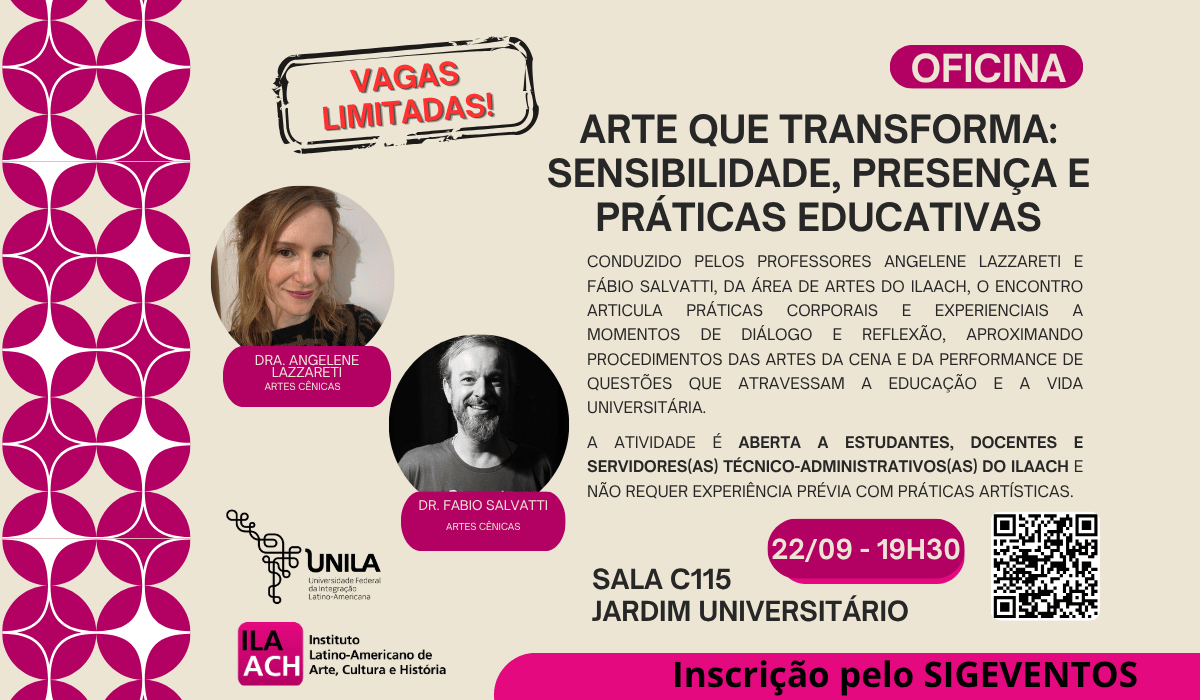 Arte que transforma: sensibilidade, presen�a e pr�ticas educativas